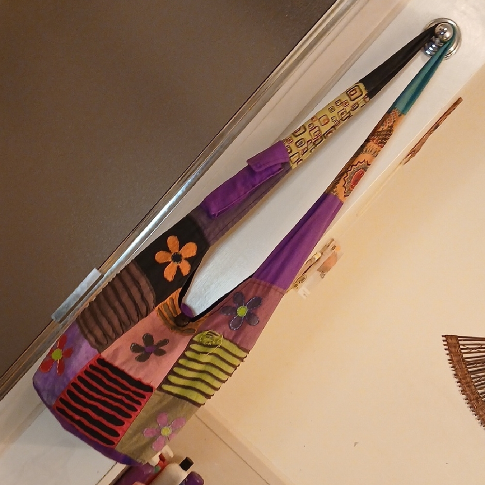 Colorful Patchwork Shoulder(strap) Bag - image 1